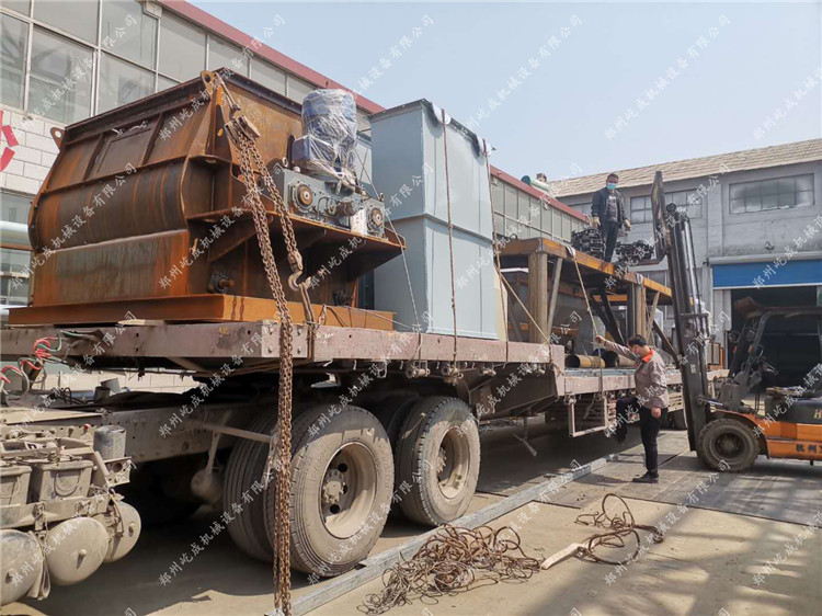 干粉砂漿設(shè)備3m3混合機組發(fā)往新密市